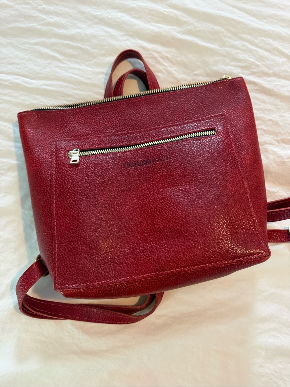 Portland Leather Backpack EUC 0942
